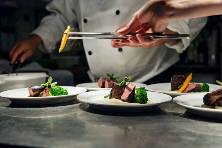 Zoes chefs preparing dinner Zoes chefs preparing dinner